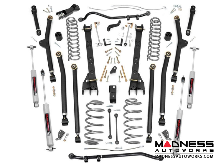 Jeep Wrangler TJ Unlimited Long Arm Suspension Lift Kit - 6" Lift